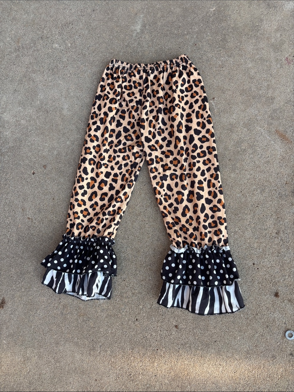 Ruffle bell bottom pants! Size 2T